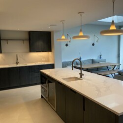 ClaudiCemento microcement on a floor installed by SM Refurbishment Ltd. www.smrefurbishment.co.uk. Residential flooring