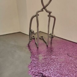 ClaudiCemento microcement deck on the walls installed by SOBO. Commercial - Art Gallery