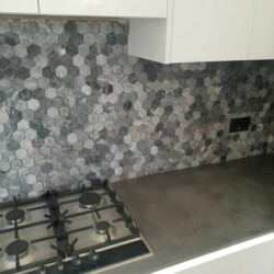 ClaudiCemento microcement installed by SOBO. Kitchen