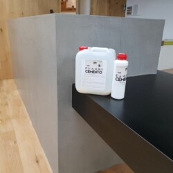 ClaudiCemento Deck + Matt Finish, by SOBO Commercial - Reception desk