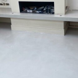 ClaudiCemento microcement on a floor installed by SM Refurbishment Ltd. www.smrefurbishment.co.uk. Residential flooring