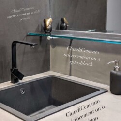 Kitchen units, splash-back and kitchen worktop by SOBO Kitchen