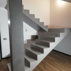 Microcement Fine * Matt finish / matowe wykończenie - Radosław Giereło, PL. Staircase