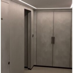 ClaudiCemento microcement BASE, light Grey,  installed by SOBO, www.bysobo.com. Commercial - offices