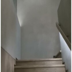 ClaudiCemento microcement BASE, light Grey,  installed by SOBO, www.bysobo.com. Commercial - Art Gallery