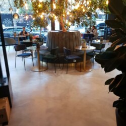 ClaudiCemento Microcement Deck,Uncommon co -working offices at 126 New King's Road, SW6 4LZ Commercial - floor