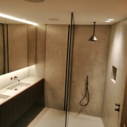 ClaudiCemento Microcement Deck, light Grey by Sobo, UK Bathroom / wet room