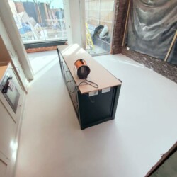 ClaudiCemento READY MIX microcement on the floor by Sobo floor