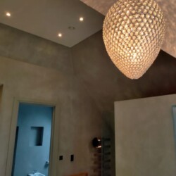 Microcement on the walls and ceilings by SOBO Bathroom